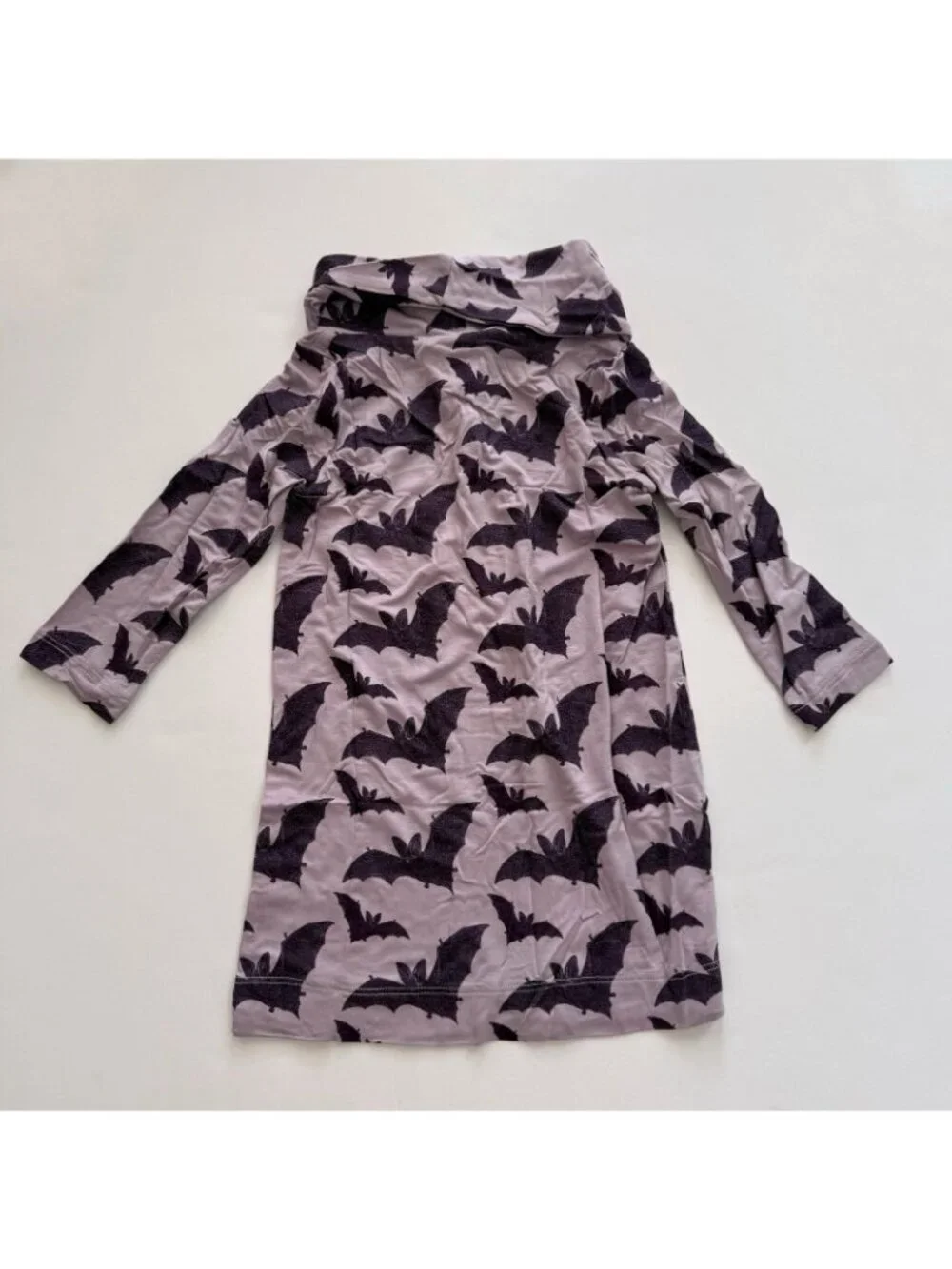 Kate Quinn Organics girl purple bat dress 18-24 months